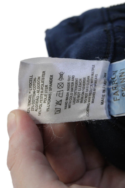 J Brand Womens Ankle Skinny Jeans Dark Blue Mid-Rise Size 26