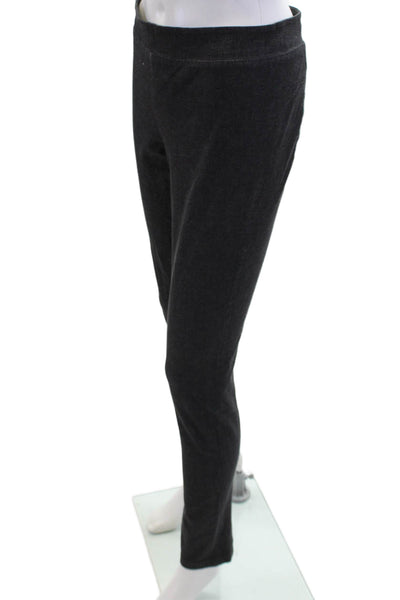 Vince Womens Zip Closure Flat Front Skinny Pants Gray Size M