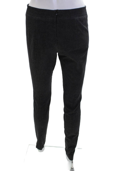 Vince Womens Zip Closure Flat Front Skinny Pants Gray Size M