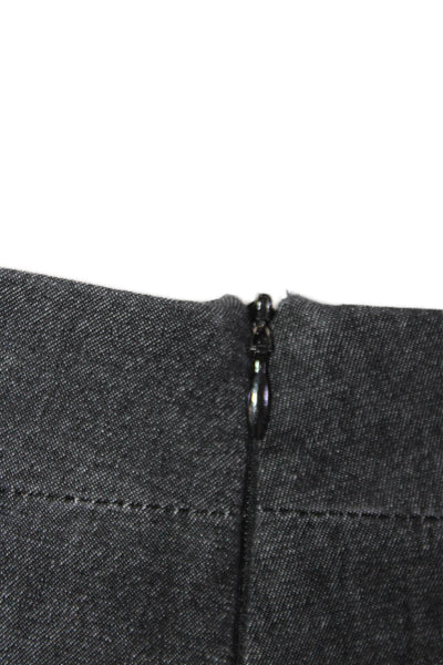 Vince Womens Zip Closure Flat Front Skinny Pants Gray Size M