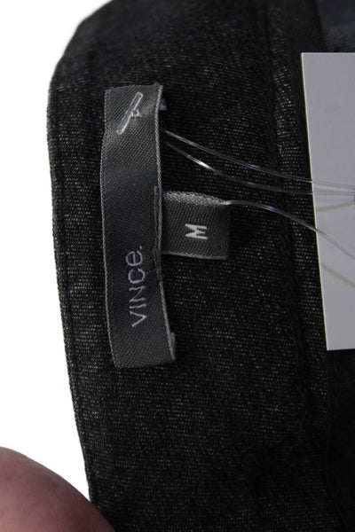 Vince Womens Zip Closure Flat Front Skinny Pants Gray Size M