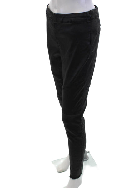 DL 1961 Women Black High Waist Biker Jegging Size 28