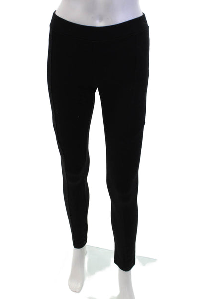 Haute Hippie Women's Elastic Waist Fitted Skinny Pants Black Size XS