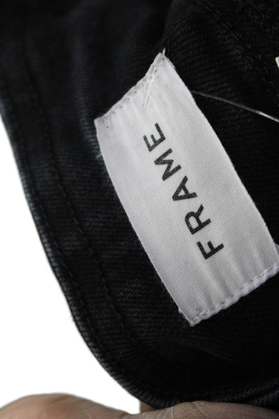 Frame Women 90s Black High Rise Pants Size 1