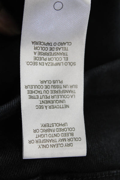 Frame Women 90s Black High Rise Pants Size 1