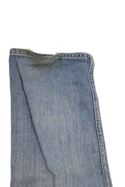 Amo Women Boyfriend Cropped Blue Jeans Size 25