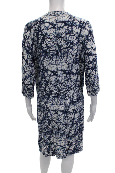Michael Michael Kors Womens Tie-Dye Romper Blue Size L