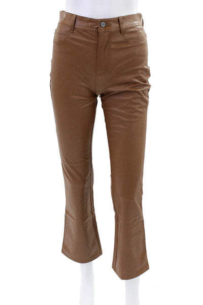 PAIGE Womens Claudine Ankle Flare Jeans - Dark Argan Size 25