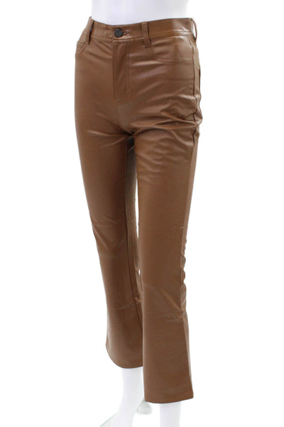 PAIGE Womens Claudine Ankle Flare Jeans - Dark Argan Size 25