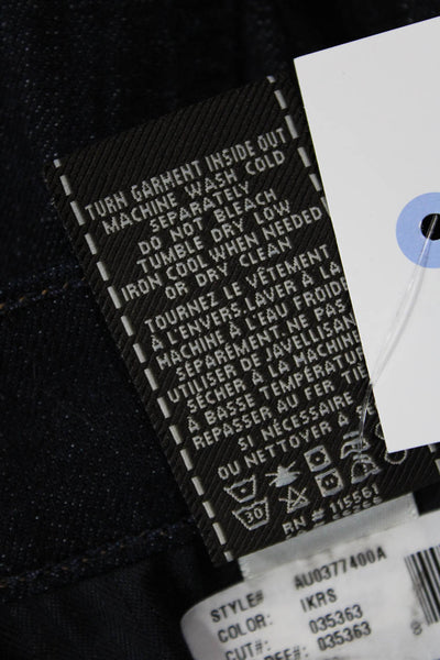 7 For All Mankind Women's Dark Wash Five Pocket Straight  Denim Pants Size 28
