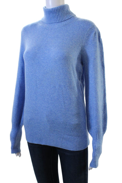 J Crew Women's Turtleneck Long Sleeves Pullover Sweater Blue Size XS