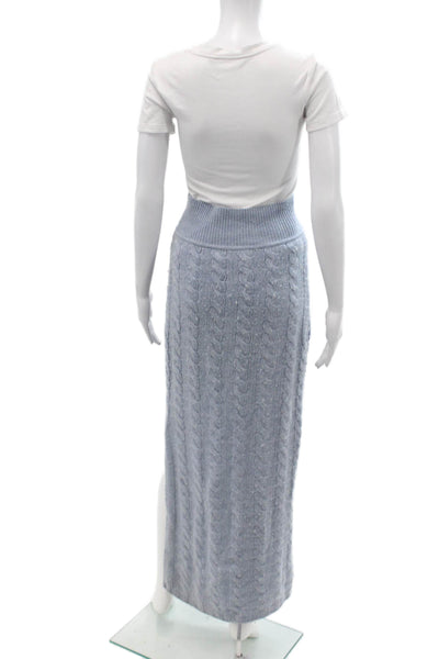 Something Navy Womens Stretch Knit Skirt Blue Size S
