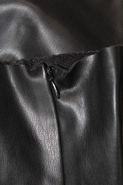 Zara Womens Skinny High-Rise Pants Black Size S