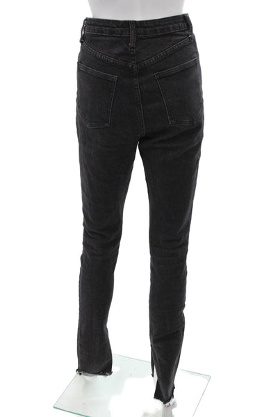Weworewhat, Women Black High-Rise Skinny Ankle Jeans Size 27