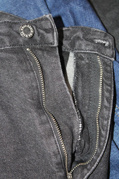 Weworewhat, Women Black High-Rise Skinny Ankle Jeans Size 27