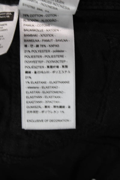 Levi Strauss & Co Womens Black Mid Rise Pants Size 28