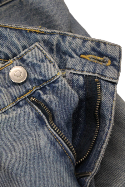 Zara Women Wide-Leg Blue Jeans Size 42