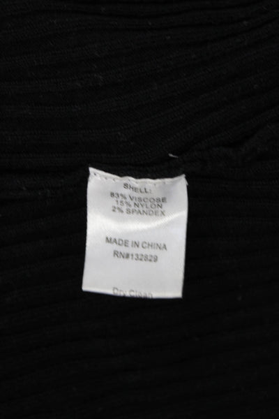 Superdown Womens Full Zip Sweater Black Size S