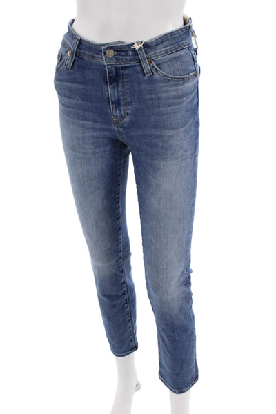 The Upside Womens Elastic Waistband Casual Slim Pants Black Size L