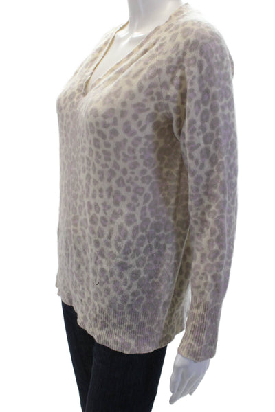 360 Cashmere Women's V-Neck Long Sleeves Cashmere Sweater Size S