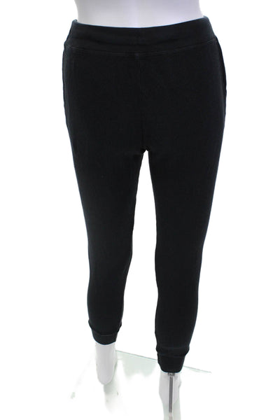 Splendid Women's Drawstring Waist Tapered Leg Jogger Pants Black Size XS