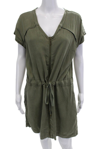 Max Jeans Womens Mini Dress Green Size L