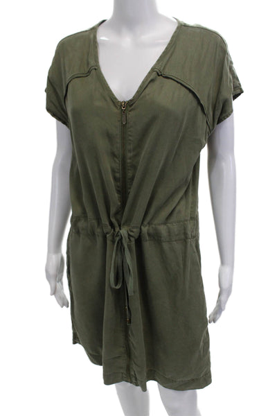 Max Jeans Womens Mini Dress Green Size L