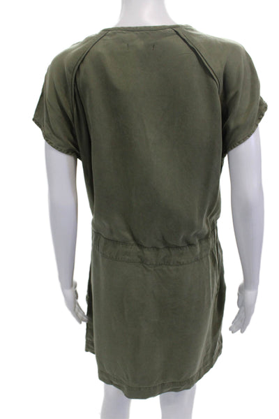 Max Jeans Womens Mini Dress Green Size L