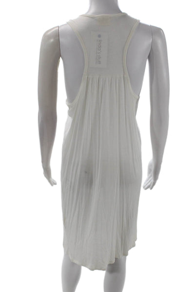 Hartford Womens Scoop Neck Sleeveless Tank Dress White Size 2