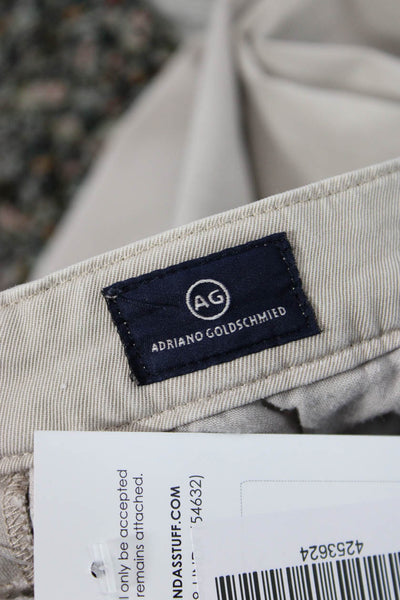 AG Adriano Goldschmied Womens Cotton High Waisted Skinny Pants Khaki Size 24