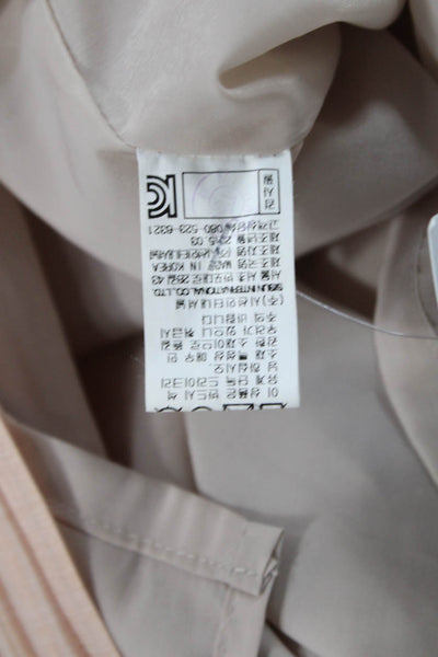 Michaa Womens Crinkled Sleeveless Dress Rose Quartz Pink Size Small