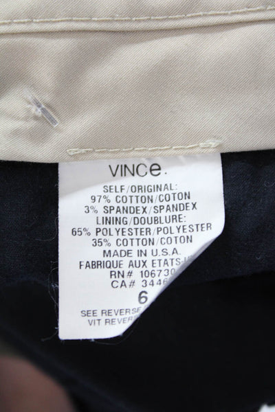 Vince Women's Button Closure Straight Leg Casual Pants Green Size 6