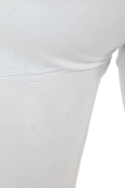 AG Adriano Goldschmied Women Ankle Khaki Pants White High Rise Size 24