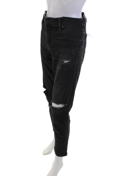 Citizens of Humanity Womens  Avedon Distress Skinny Jeans Black Size EUR 31