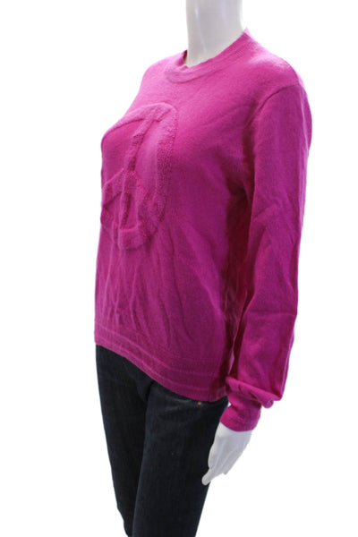 27 Miles Womens Pullover Sweater Pink Size S
