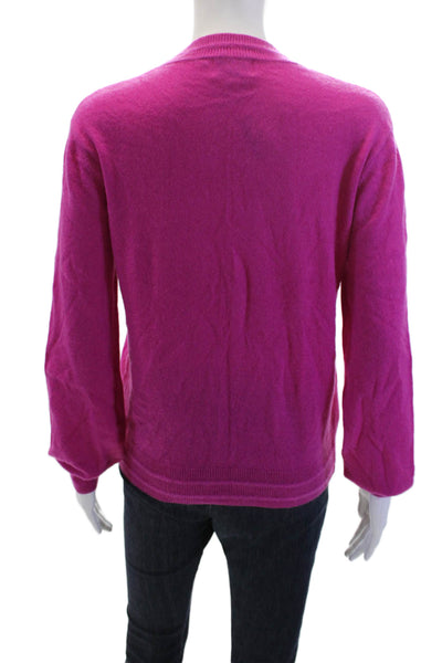 27 Miles Womens Pullover Sweater Pink Size S