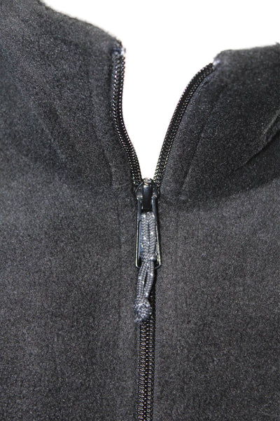 Columbia Sportswear Mens High Neck Long Sleeve Full Zip Jacket Black Size 4XL