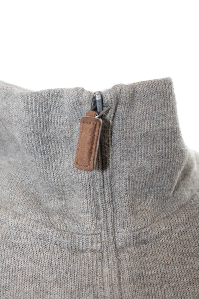 Polo Ralph Lauren Mens Cotton High Neck Pullover Sweater Brown Size 3XL