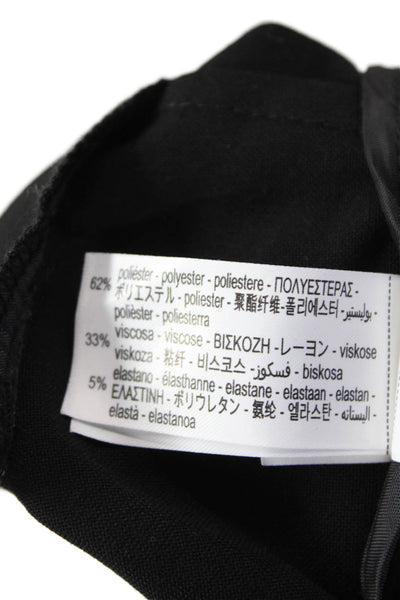 Zara Women's Pleated Front Pockets Dress Shorts Black Size L