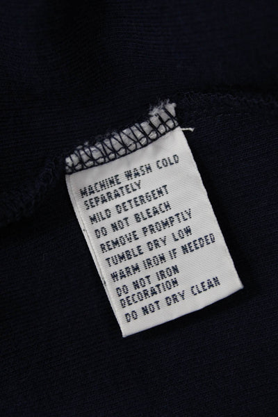Polo Ralph Lauren Mens Long Sleeve Quarter Zip Mock Neck Sweater Navy Size 3XB