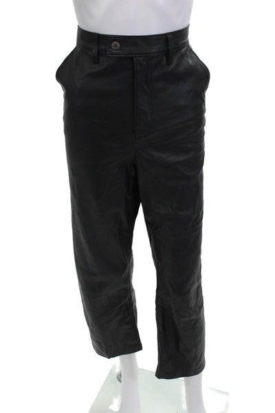 Levis Womens Straight Pants Black Size 28