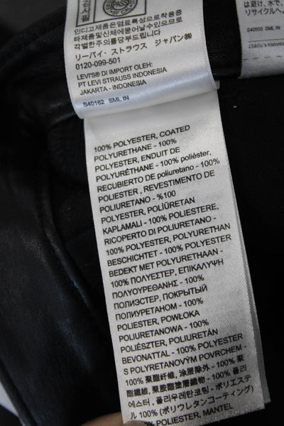 Levis Womens Straight Pants Black Size 28