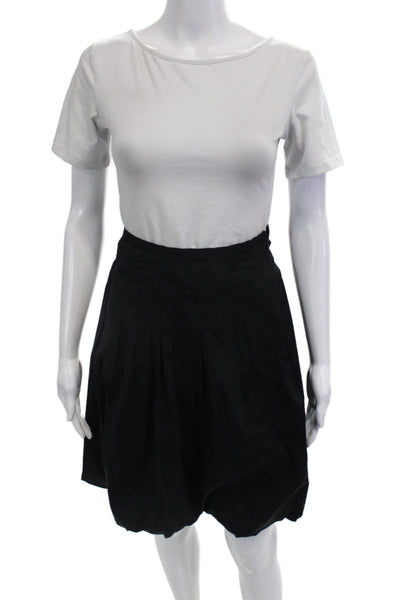 BCBG Max Azria Womens Bubble Skirt Black Size 0