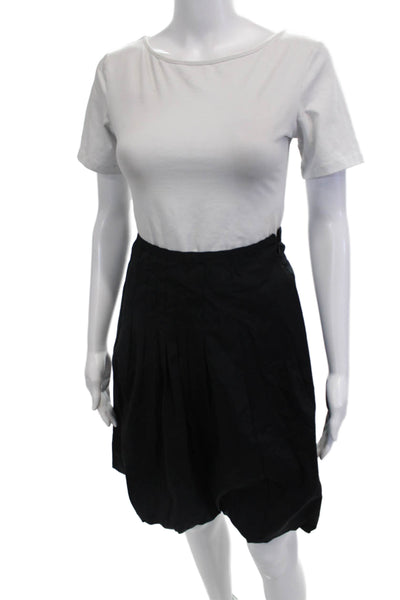 BCBG Max Azria Womens Bubble Skirt Black Size 0