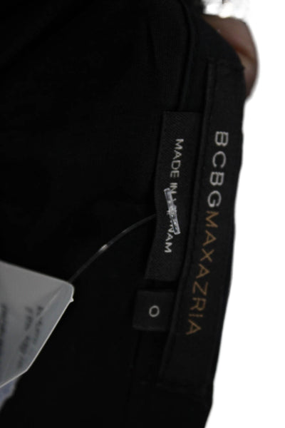 BCBG Max Azria Womens Bubble Skirt Black Size 0