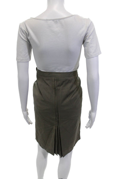 Club Monaco Womens Straight Skirt Green Size 4
