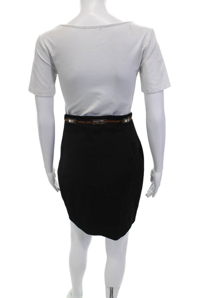 Vertigo Womens Pencil Mini Skirt Black Size 6