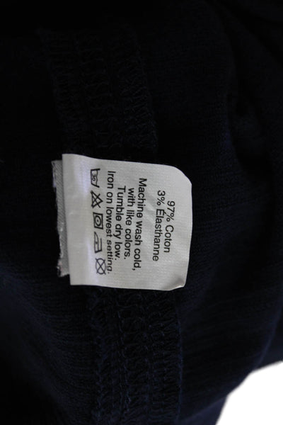 Madewell Womens Cotton Scoop Neck Sleeveless Shift Dress Navy Size XS