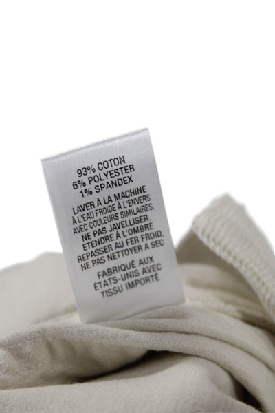Nili Lotan Womens Cotton Corduroy High Waisted Pants White Size Cream Size 00