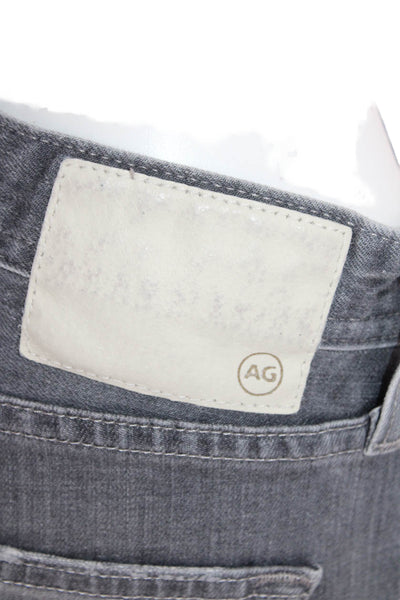 AG Mens Cropped Straight Gray Jeans Size 31